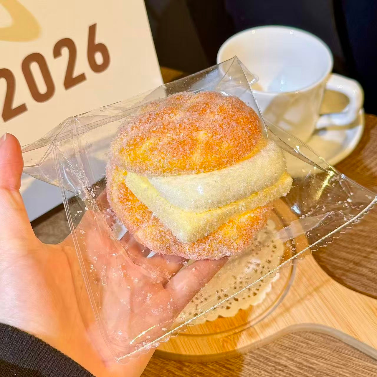 Shredded Coconut and Pineapple Bread Taba Squishy