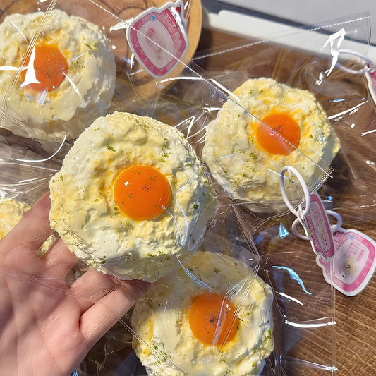 Black Pepper Soft Boiled Egg Taba Squishy