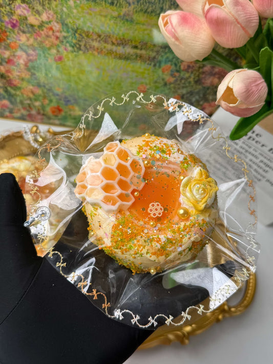 Honeycomb Amber Wishing Pool Taba Squishy